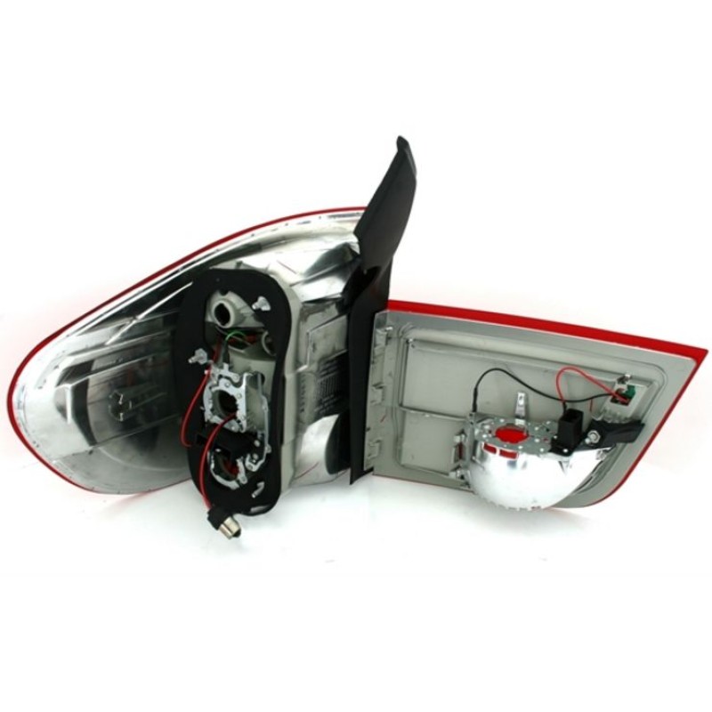 Πίσω φανάρια led BMW X5 (2007-2010) - φιμέ φλας - σετ 2τμχ.