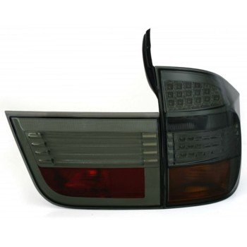 Πίσω φανάρια led BMW X5 (2007-2010) - φιμέ - σετ 2τμχ.