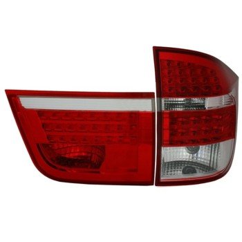 Πίσω φανάρια led BMW X5 E70 (2007-2010) - chrome - σετ 2τμχ.