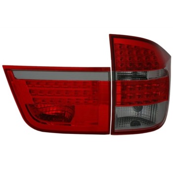Πίσω φανάρια led BMW X5 E70 (2007-2010) - φιμέ - σετ 2τμχ.