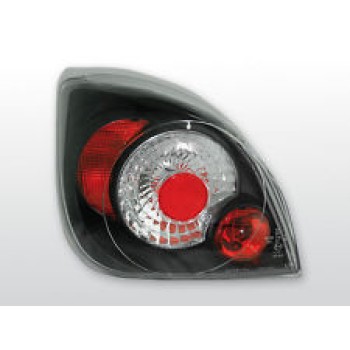 Πίσω φανάρια led Ford Fiesta 4/5D (1996-2002) - μαύρα - σετ 2τμχ.