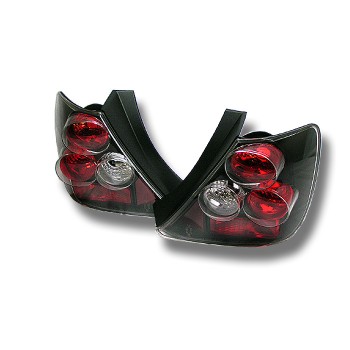 Πίσω φανάρια Honda Civic 3D (2001-2006) - μαύρα - σετ 2τμχ.