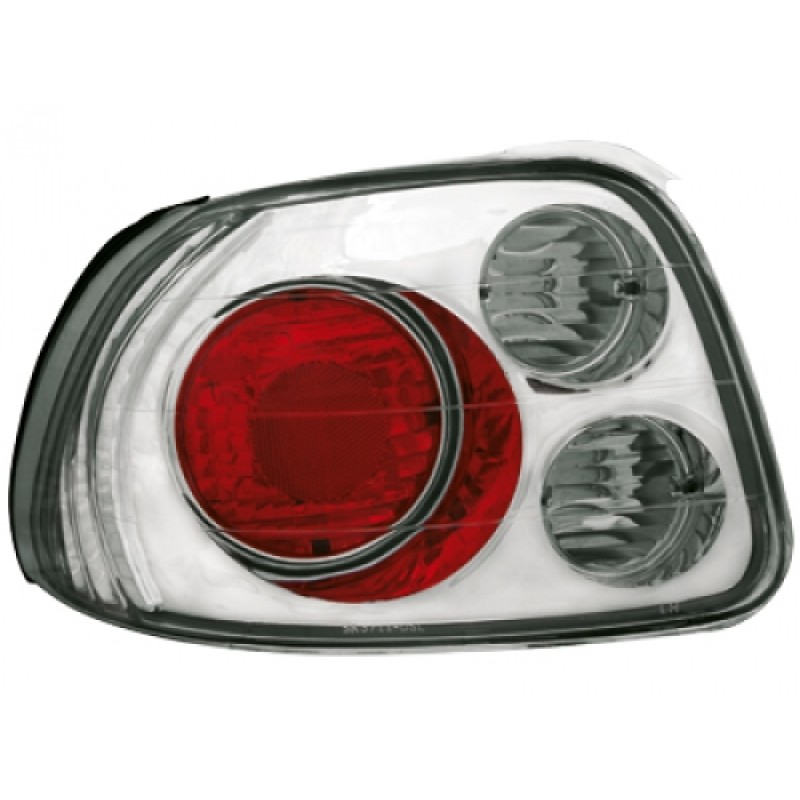Πίσω φανάρια HONDA CRX DEL SOL (993-1997) - chrome - σετ 2τμχ.