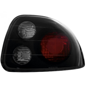 Πίσω φανάρια HONDA CRX DEL SOL (993-1997) - μαύρα - σετ 2τμχ.