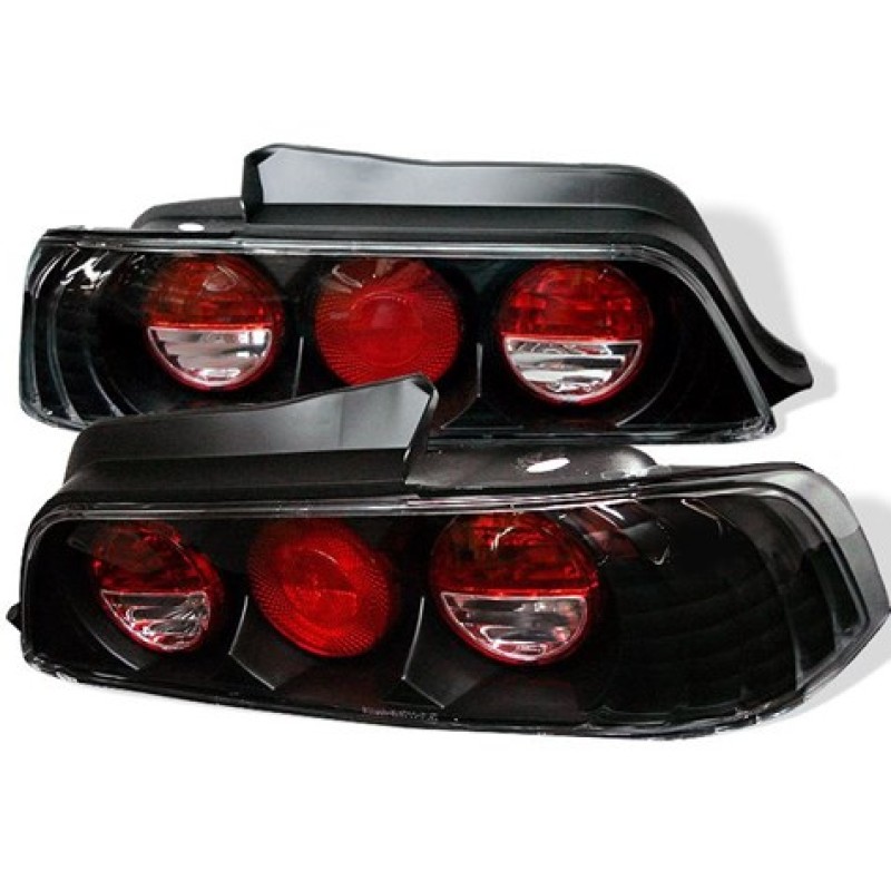 Πίσω φανάρια Honda Prelude (1997-2001) - μαύρα - σετ 2τμχ.