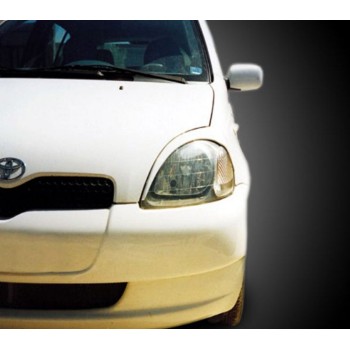 Φρυδάκια φαναριών Toyota Yaris (1999-2005) - μαύρα