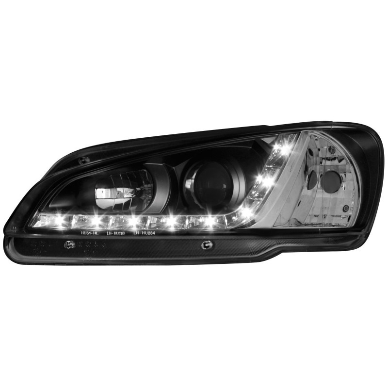 Φανάρια εμπρός Peugeot 106 , με λάμπες (Η1) led - σετ 2τμχ.