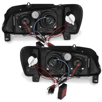 Φανάρια εμπρός Peugeot 106 , με λάμπες (Η1) led - σετ 2τμχ.