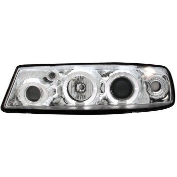 Φανάρια εμπρός Opel Calibra angel eyes - chrome , με λάμπες (Η1) - σετ 2τμχ. Φανάρια εμπρός Opel Calibra angel eyes - chrome , με λάμπες (Η1) - σετ 2τμχ.