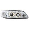Φανάρια εμπρός Peugeot 306 (1997-2000) angel eyes, με λάμπες (Η1) - σετ 2τμχ.