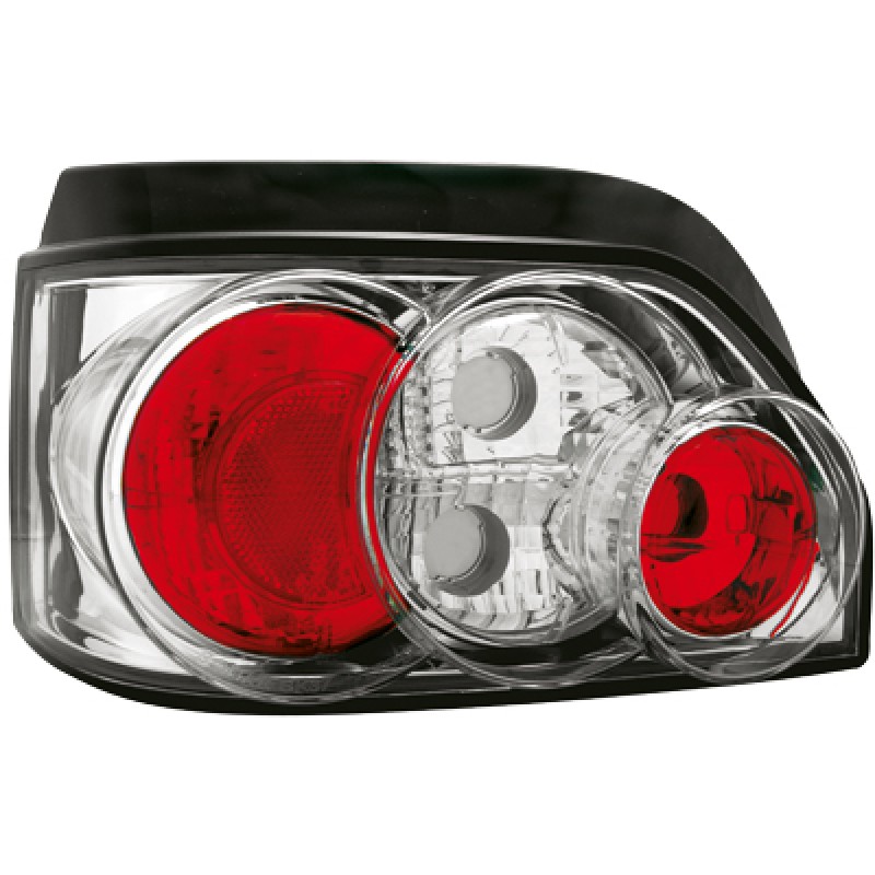 Πίσω φανάρια Renault Clio I (1990-1998)- chrome 3D - σετ 2τμχ.