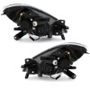 Φανάρια εμπρός Renault Clio ΙΙΙ (2005-2009) angel eyes -chrome , με λάμπες (Η1) - σετ 2τμχ.
