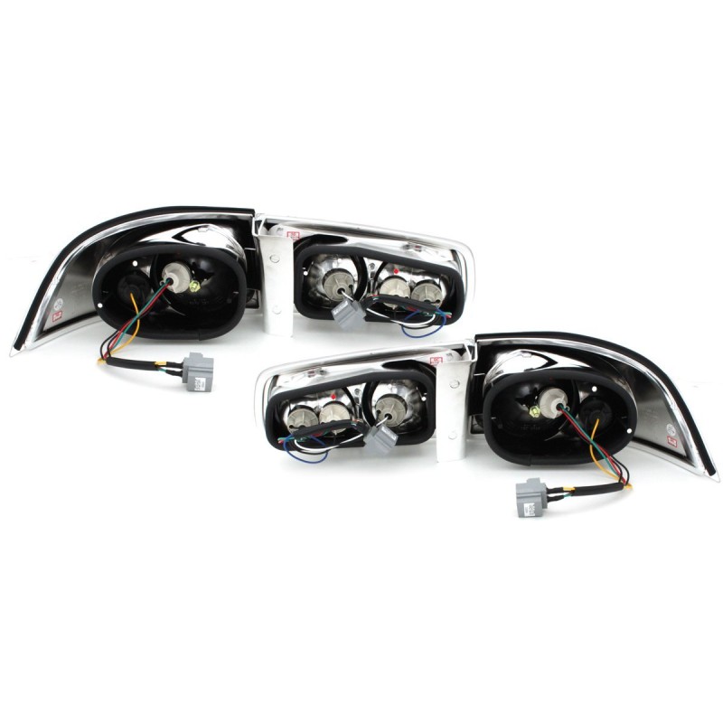 Πίσω φανάρια Renault Laguna (2001-2005) - chrome - σετ 2τμχ.