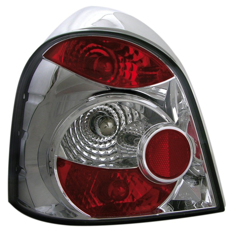Πίσω φανάρια Renault Twingo (1993-2007) - chrome - σετ 2τμχ.