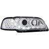 Φανάρια εμπρός Volvo S/V40 (1997-2000)  led - chrome , με λάμπες (Η1) - σετ 2τμχ.