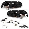Φανάρια εμπρός Volvo S /V40 (1997-2000) led - black , με λάμπες (Η1) - σετ 2τμχ.