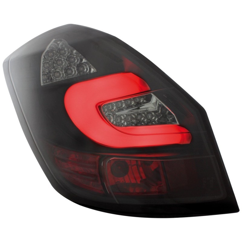 Πίσω φανάρια led Skoda Fabia ΙΙ 5 πορτο ( 2007-2014) - φιμέ - σετ 2τμχ.