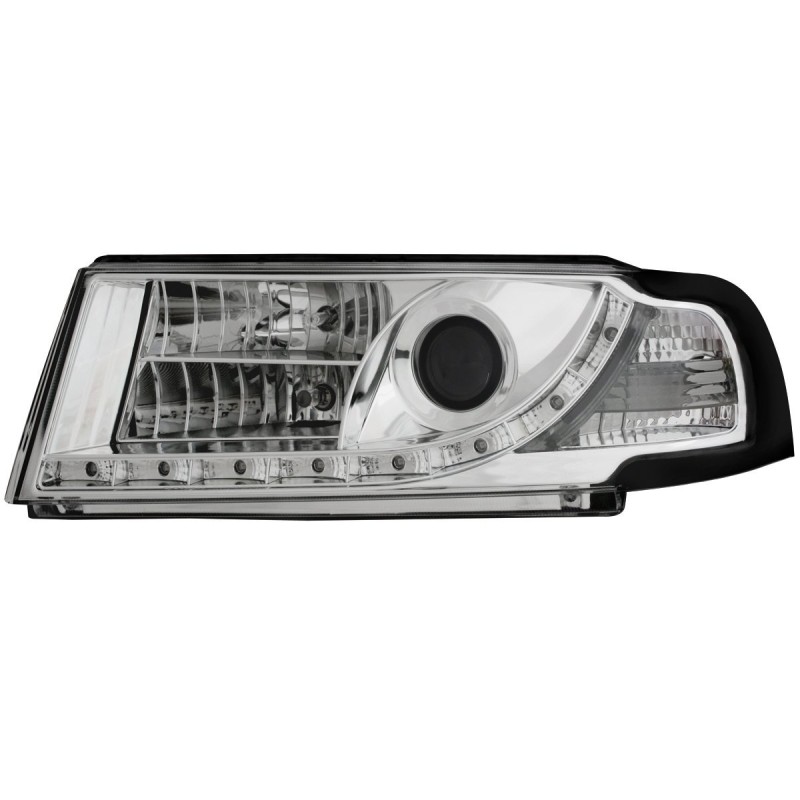 Φανάρια εμπρός Skoda Octavia (2000-2004) led , με λάμπες (Η1) - σετ 2τμχ.