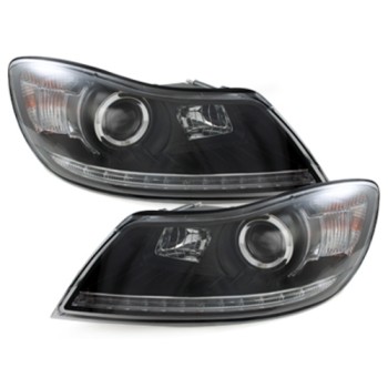 Φανάρια εμπρός Skoda Octavia (2008-2012) led , με λάμπες (Η1) - σετ 2τμχ.