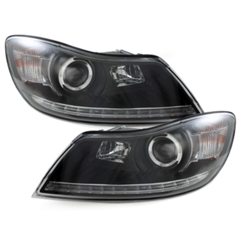 Φανάρια εμπρός Skoda Octavia (2008-2012) led , με λάμπες (Η1) - σετ 2τμχ.