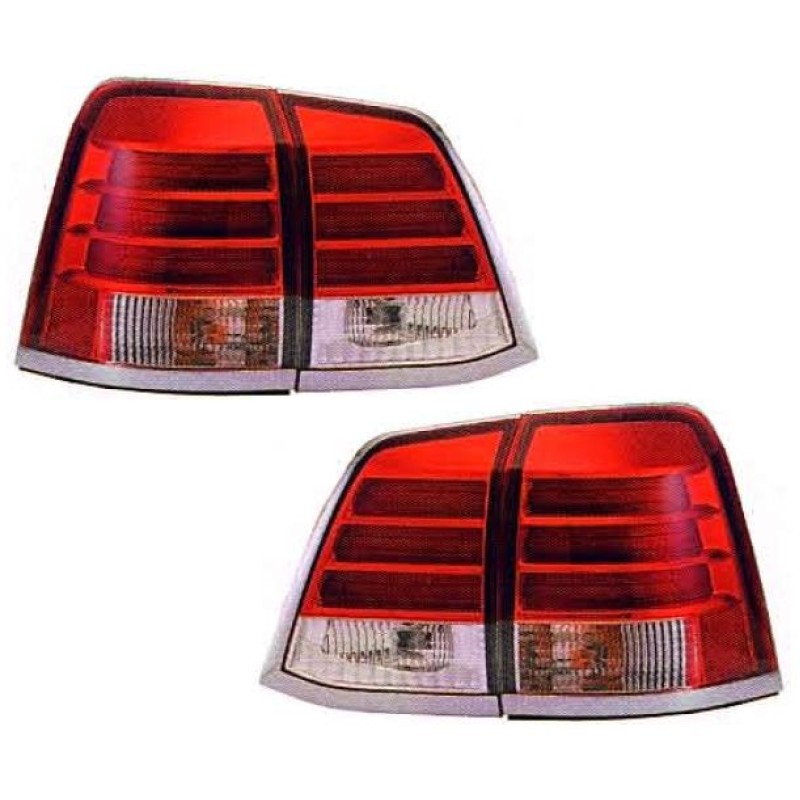 Πίσω φανάρια led Toyota Land Cruiser J200 (2007-2015) - chrome - σετ 2τμχ.