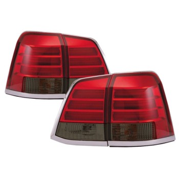 Πίσω φανάρια led Toyota Land Cruiser J200 (2007-2015) - φιμέ φλας - σετ 2τμχ.