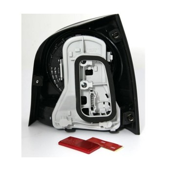 Πίσω φανάρια Vw Polo 9N+ 9N3 (2001-2009) - μαύρα - σετ 2τμχ.