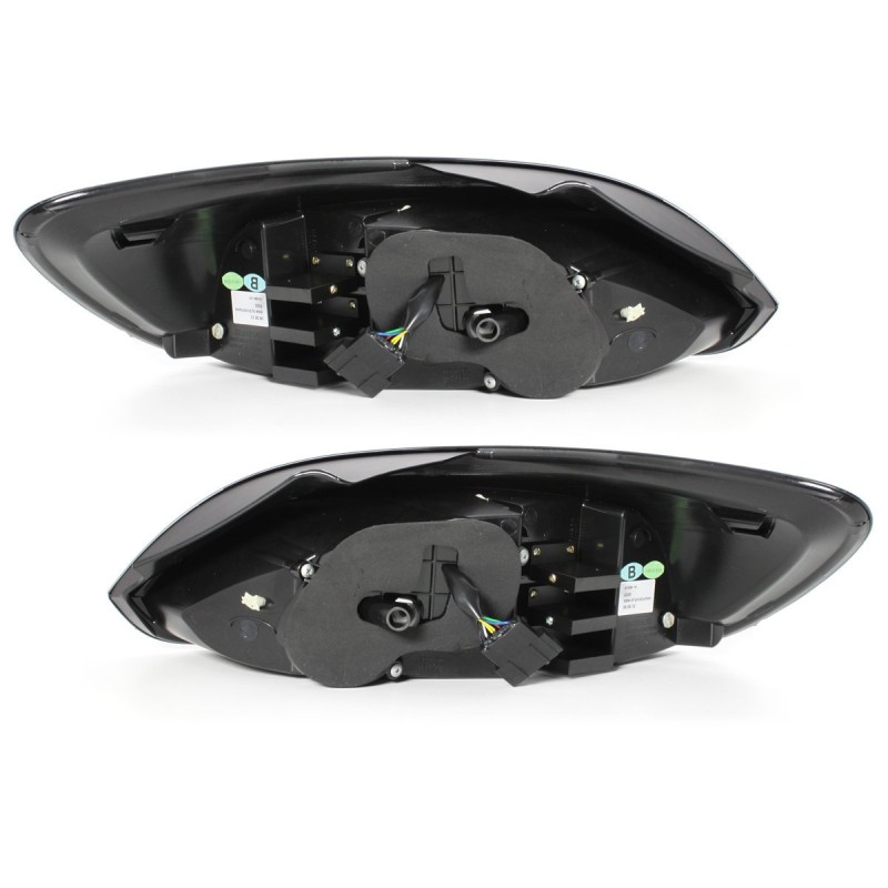 Πίσω φανάρια led Vw Scirocco (2008-2014) - μαύρα - σετ 2τμχ.