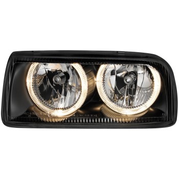 Φανάρια εμπρός Vw Vento (1991-1998) angel eyes - μαύρα , χωρίς λάμπες (Η7) - σετ 2τμχ. Φανάρια εμπρός Vw Vento (1991-1998) angel eyes - μαύρα , χωρίς λάμπες (Η7) - σετ 2τμχ.