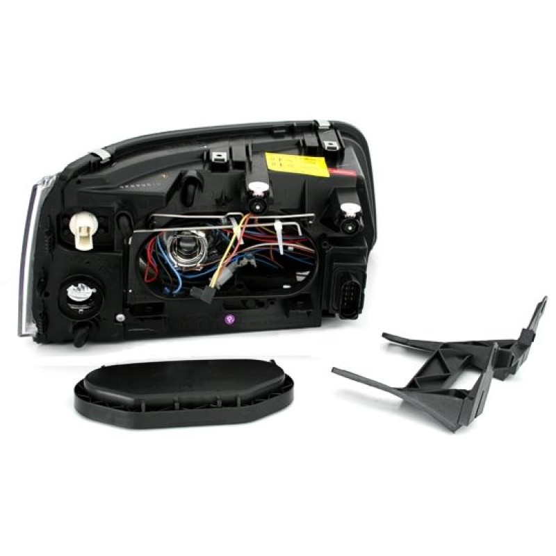 Φανάρια εμπρός Vw Transporter T5 (2003-2009) angel eyes, χωρίς λάμπες (Η7) - σετ 2τμχ.