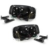 Φανάρια εμπρός Vw Transporter T5 (2003-2009) led , black , με λάμπες (Η1) - σετ 2τμχ.