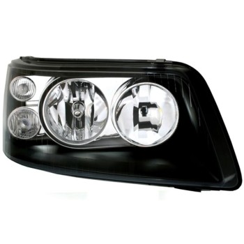 Φανάρια εμπρός Vw Transporter T5 (2003-2009) - μαύρα , χωρίς λάμπες (Η1) - σετ 2τμχ.