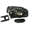 Φανάρια εμπρός Vw Transporter T5 (2003-2009) - μαύρα , χωρίς λάμπες (Η1) - σετ 2τμχ.