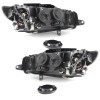 Φανάρια εμπρός Vw Passat CC (2008-2012) led - μαύρα , χωρίς λάμπες (Η1) - σετ 2τμχ.