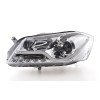 Φανάρια εμπρός Vw Passat B7 (2010-2014) led - chrome , με λάμπες (Η1) - σετ 2τμχ.