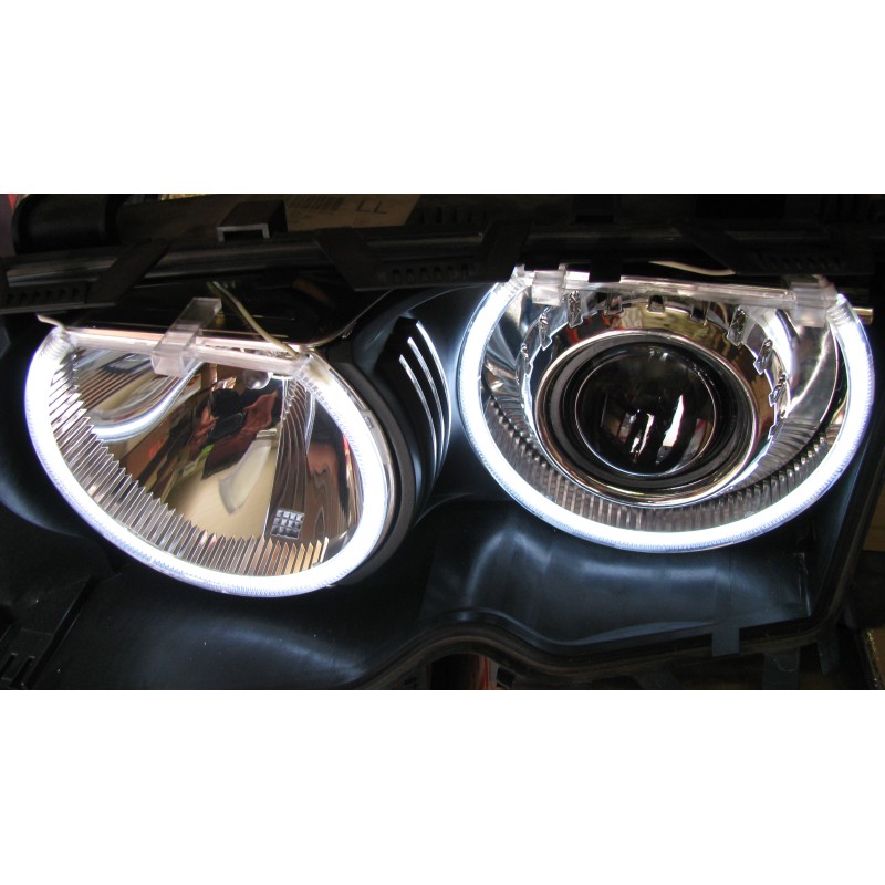 Bi xenon προτζέκτορες BMW E46 με εργοστασιακό σχεδιασμό - retrofit 2 τμχ.