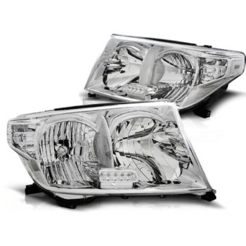 Φανάρια εμπρός Toyota Land Cruiser FJ200 (2007-2012) , με λάμπες (Η1) - σετ 2τμχ.