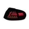 Πίσω φανάρια Vw Golf 5 - black τύπου led - σετ 2τμχ.