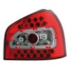 Πίσω φανάρια led Audi A3 (1996-2003) - μαύρα - σετ 2τμχ.