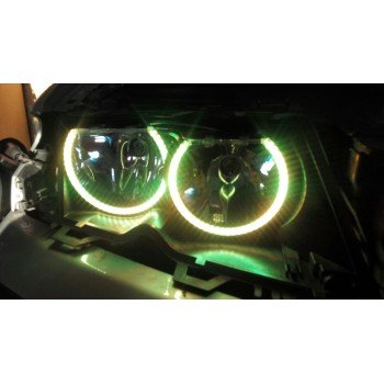 RGB δαχτυλίδια angel eyes led για BMW E46 coupe (1998-2003) / BMW E46 Sedan, Combi (1998-2005) - με τηλεχειρισμό για αλλαγή χρωμάτων RGB δαχτυλίδια angel eyes led για BMW E46 coupe (1998-2003) / BMW E46 Sedan, Combi (1998-2005) - με τηλεχειρισμό για αλλαγή χρωμάτων