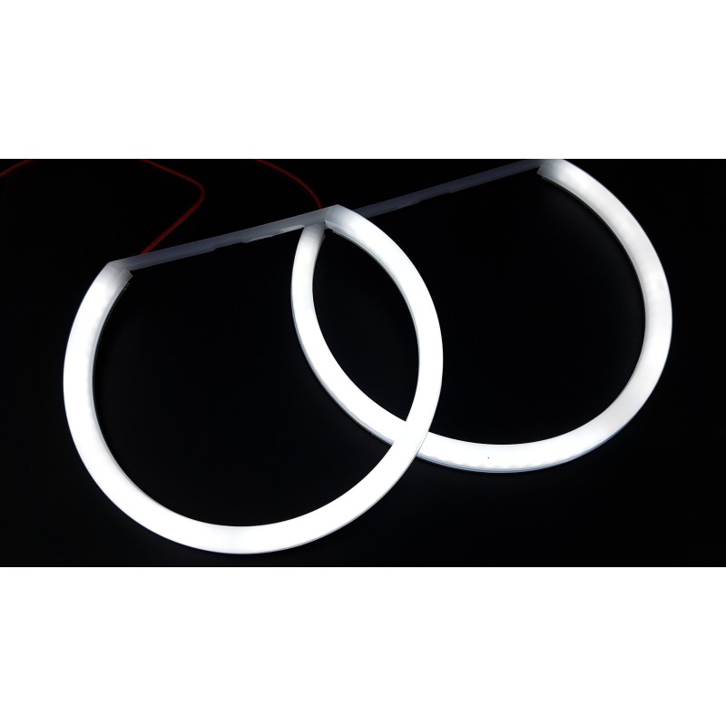 Δαχτυλίδια BMW E46 coupe (1998-2003) / BMW E46 Sedan, Combi (1998-2005) angel eyes - lightbar design - Λευκό χρώμα
