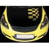 Φανάρια εμπρός Opel Corsa D (2006-2010) led - black , με λάμπες (Η1) - σετ 2τμχ.