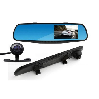 Βίντεο καταγραφέας 1080 FULL HD με 4,3" LCD οθόνη στον καθρέφτη και κάμερα οπισθοπορείας και καταγραφή Βίντεο καταγραφέας 1080 FULL HD με 4,3" LCD οθόνη στον καθρέφτη και κάμερα οπισθοπορείας και καταγραφή