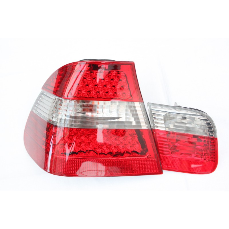 Πίσω φανάρια led BMW E46 sedan (1998-2001) -φιμέ φλας - σετ 2τμχ.