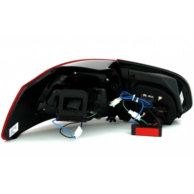 Πίσω φανάρια led Vw Golf 6 ledbar - φιμέ - σετ 2τμχ.
