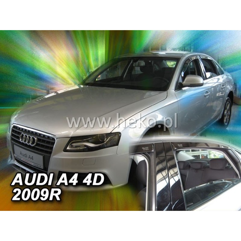 Ανεμοθραύστες Audi A4 B8 (2009-2015) sedan - 4 τμχ. εμπρός και πίσω, Heko