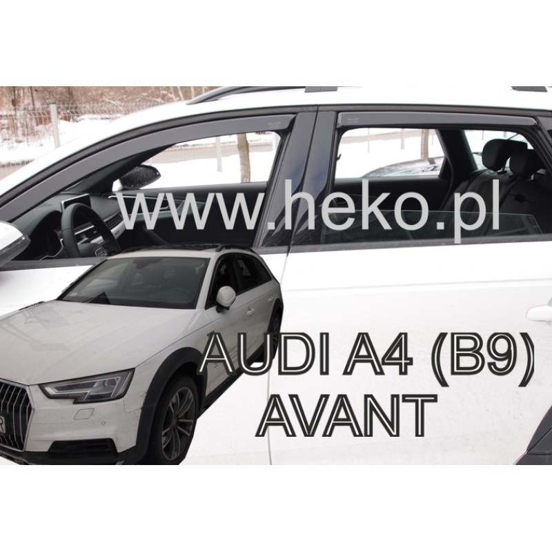 Ανεμοθραύστες Audi A4 B9 (2015-2023) combi - 4 τμχ. εμπρός και πίσω, Heko
