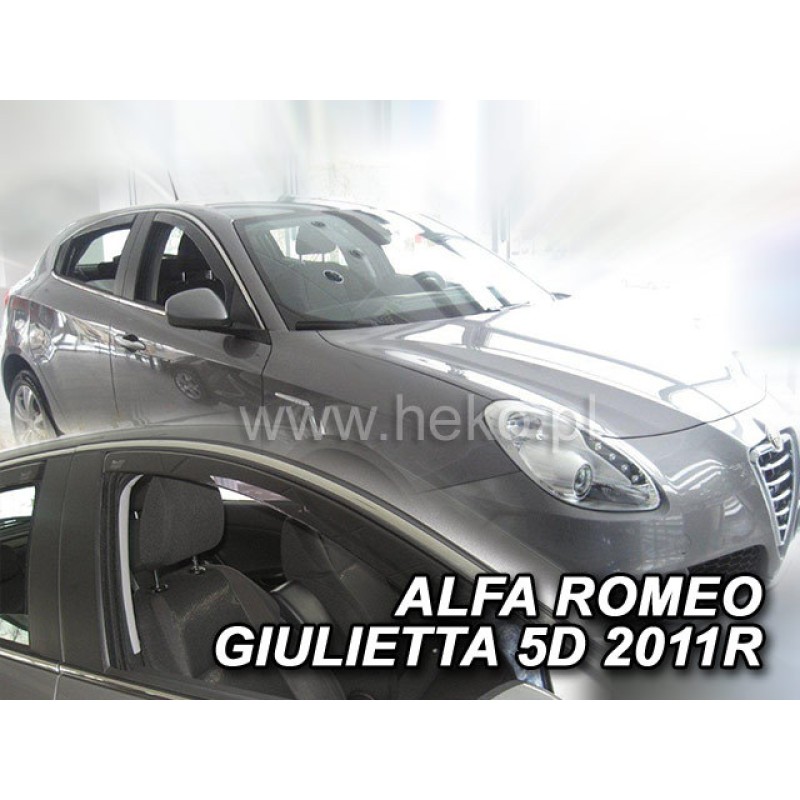 Ανεμοθραύστες Alfa Romeo Giulietta (2010-2020) - 2 τμχ. εμπρός, Heko