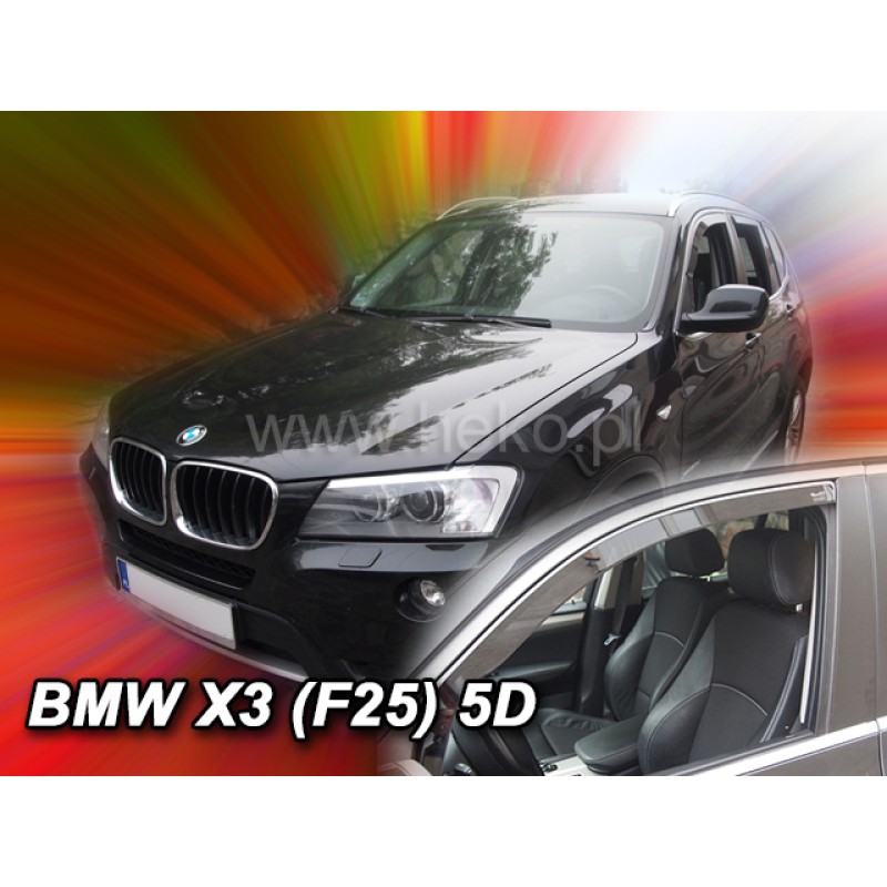 Ανεμοθραύστες BMW X3 F25 (2010-2017) - 2 τμχ. εμπρός, Heko