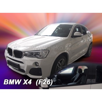 Ανεμοθραύστες BMW X4 F26 (2013-2019) - 2 τμχ. εμπρός, Heko